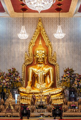 Statue of Buddha in Bangkok, Thailand.