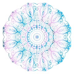 Vector mandala. Flower modern design. Vector illustration.