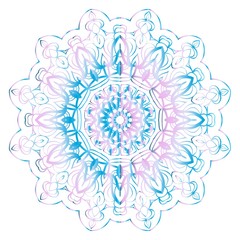 decorative ethnic ornament. Seamless vector illustration. Floral style. for printing on fabric, paper for scrapbooking, wallpaper, cover, page fantastic mandala book.