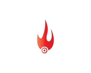Fire flame Logo Template