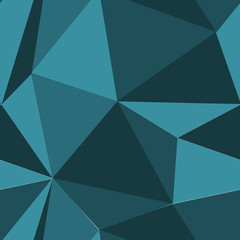 Low poly triangles seamless pattern