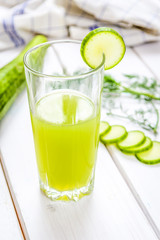Healthy cucumber drink
