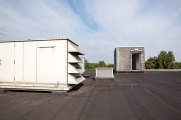 air ducts on the roof