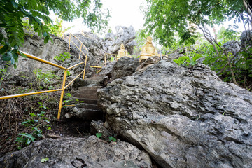 Buddha on a stone platform