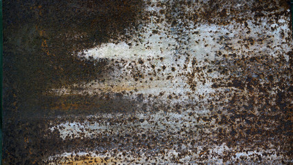 Rusty metal wall texture background