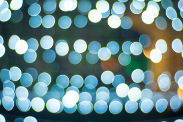 New year festival light bokeh background.
