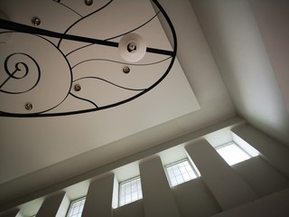 Close up ceiling lamp