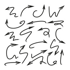 hand drawn and doodle arrows