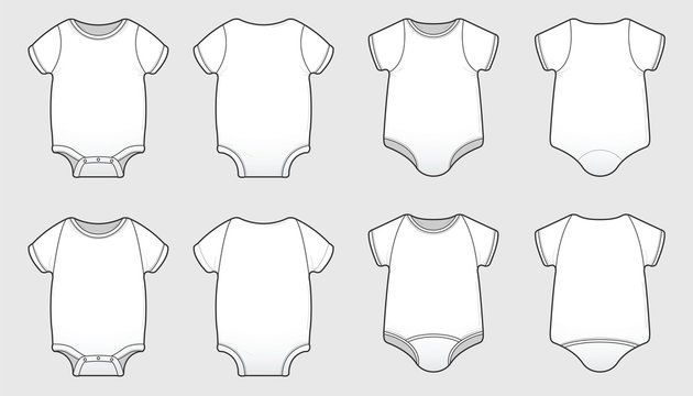 Children's Clothing Templates, Front and Back