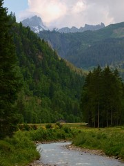 Obraz premium Le Pontet/Les Contamines-Montjoie,France