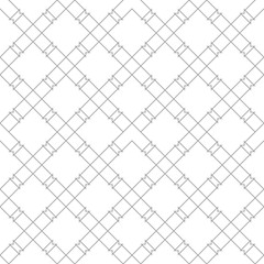 Gray geometric seamless pattern on white background