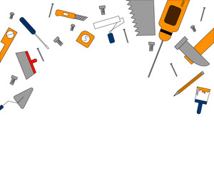 Happy Labor Day banner. Vector illustration. 