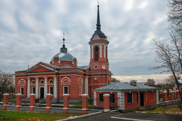 Fototapeta na wymiar Church of the Nativity in Rozhdestveno (1823), Moscow region