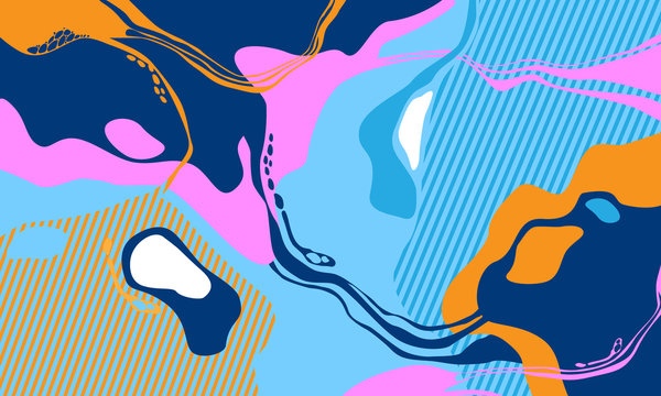 creative background with colorful and smooth concept