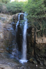 Waterfall in the center of tiblisi, georgia
