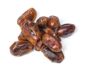 Heap of dried pitted dates