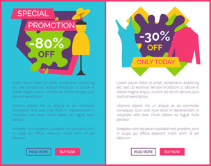 Fototapeta premium Best Price for Exclusive Products eb Posters Set