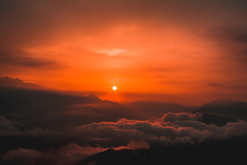 sunrise at new tehri