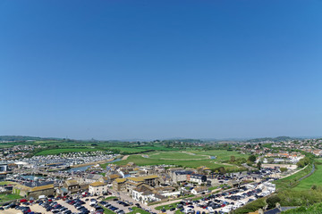 Obraz premium View of West Bay from Cliff