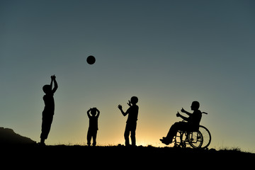 support and morale for disabled people