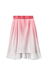 Chiffon skirt isolated