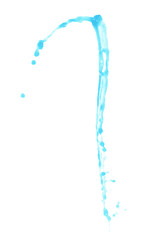 Fototapeta na wymiar Splash of liquid in motion isolated