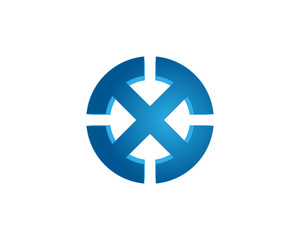 Obraz premium X XT letter logo design template