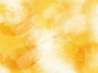 bright yellow watercolour brush splash background