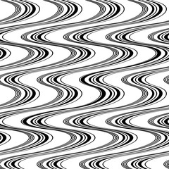 日本的な流水紋柄、