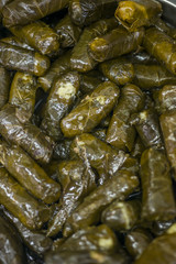 Stuffed grape leaves with rice
