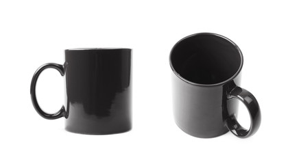Ceramic cup isolated