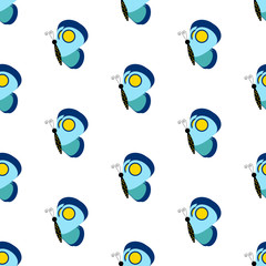 Butterfly seamless pattern