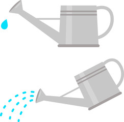 金属製のジョウロ © logistock