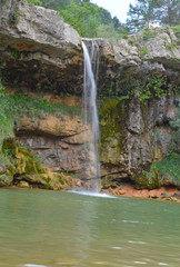 Obraz na płótnie CanvasSiete cascadas de Campdevanol Gerona España