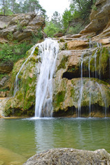 Fototapeta na wymiarSiete cascadas de Campdevanol Gerona España