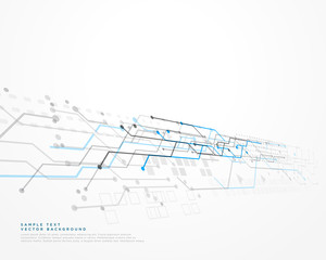 white technology background with mesh diagram