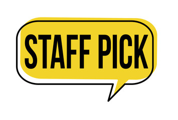 Staff pick speech bubble