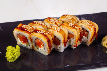 Canada roll with eel