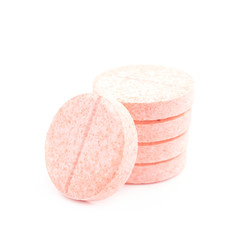 Drug tablet pills isolated