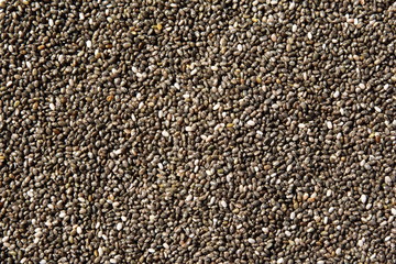 The chia seeds. Healthy superfood.