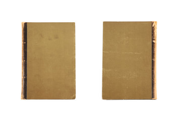Old vintage book isolated
