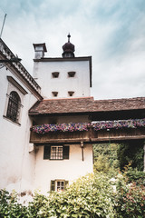 Herberstein palace in Europe. Architecture at Schloss Herberstein Austria