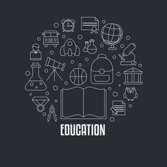 Education design concept.