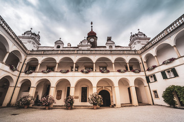 Fototapeta premium Herberstein palace in Europe. Architecture at Schloss Herberstein Austria