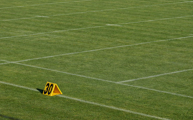 Marker trenta yard American football 