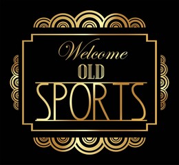 Beautiful, Stylish Art Deco Party Poster vector