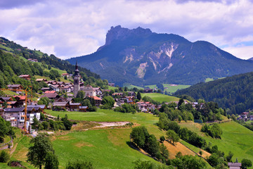 glimpse of the Val di Funes South Tyrol Italy