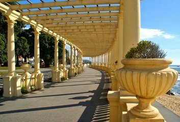 Coastal way with Pergola at Foz do Douro