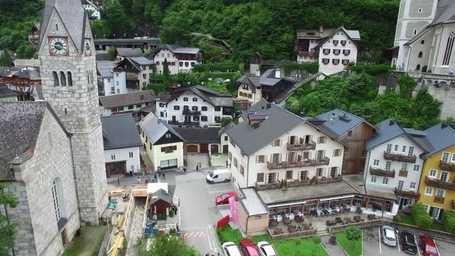 Hallstatt village. upper austria