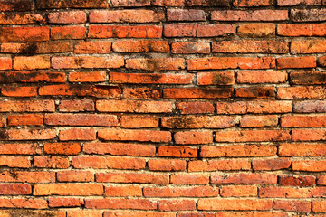 Old brick wall grunge texture background
